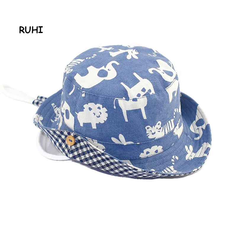Baby Boy Summer Hat Children Cute Animal Sun Topee Panama Caps Kid