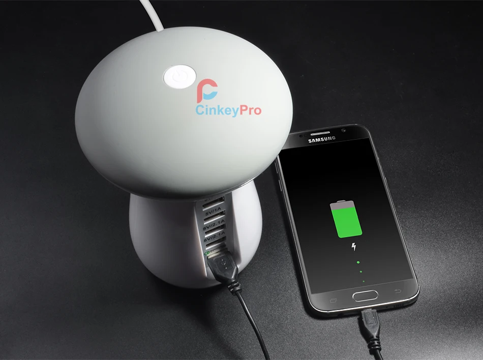 CinkeyPro USB зарядное устройство с светодиодный лампой Быстрая зарядка 3,0 Быстрая зарядка для samsung iPad iPhone адаптер планшета универсальный