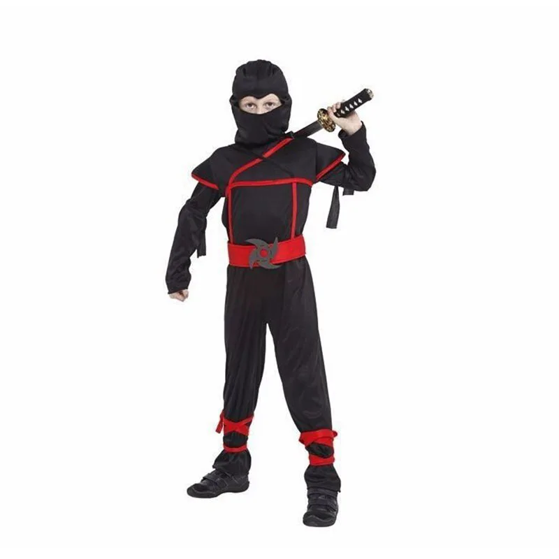 

Kids Ninja Cosplay Costume Jumpsuit Boy Children Carnival Halloween Bodysuit Full Set Party Cosplay
