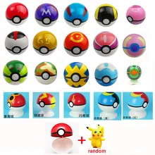 20 Colors Classic 7 cm Poke ball Each Pokeball 1pcs Free Random Action Figure Japan Anime