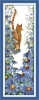 Follow me cross stitch kit bothy thread cat poppy flower 14ct printed 11ct canvas stitches embroidery DIY handmade needlework ► Photo 3/4