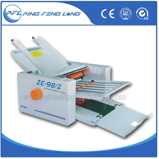 

ZE-9B/2 Automatic tabletop Paper Folding machine,Paper Folding Machine