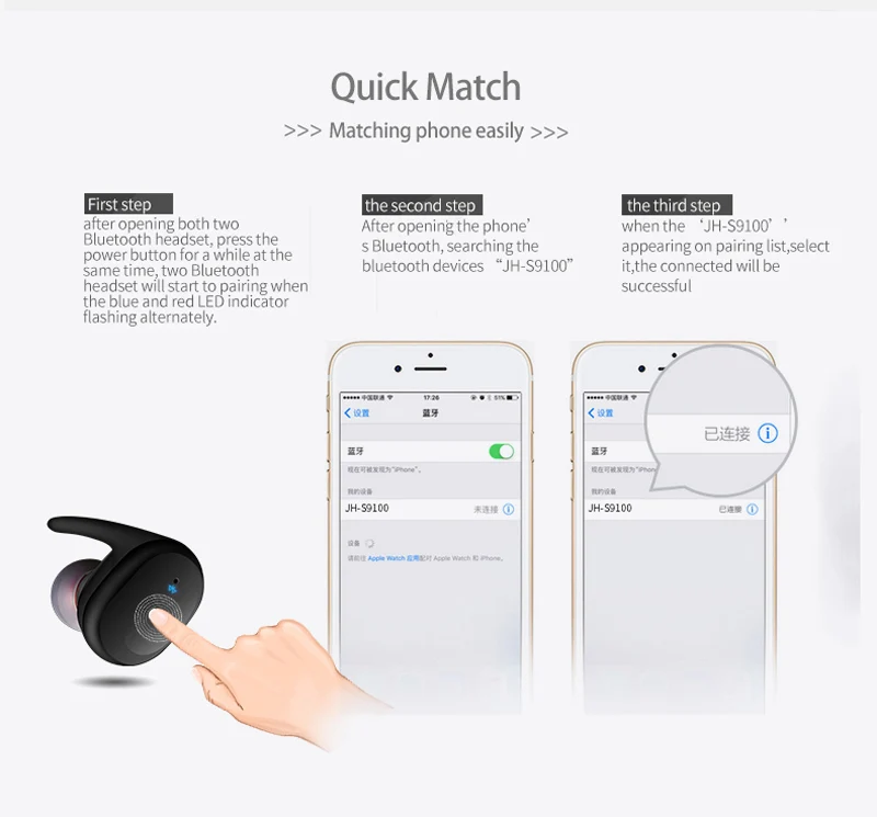 Купить I7s Tws Bluetooth наушники беспроводные наушники спортивные наушники гром