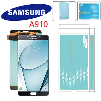 

Original 6.0" Super AMOLED Display For SAMSUNG GALAXY A9100 LCD A9 Pro A9 2016 A910F LCD With Touch Screen Assembly Replacement