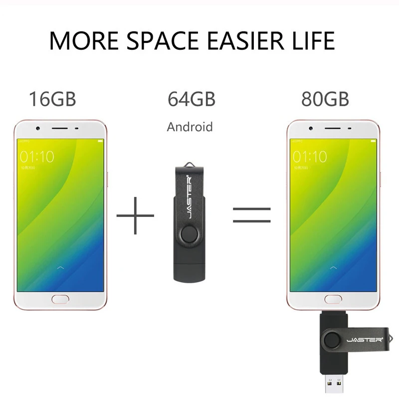 Высокоскоростной usb накопитель JASTER OTG флеш USB 3 0 128 Гб 64 ГБ 4 16 32 ГБ|USB