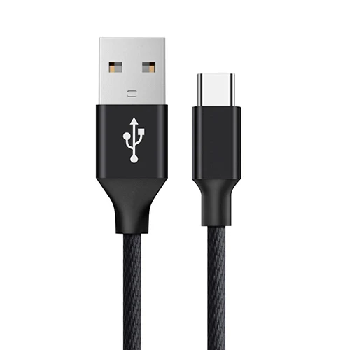 PHOMAX usb type C кабель 2A Быстрый зарядный кабель USB C зарядный кабель для samsung S8 S9 Xiaomi Nexus 5X/6P huawei type-C usb кабель - Цвет: Black