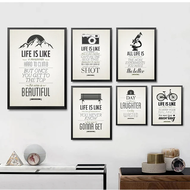 Creative Office Posters Painting Motivational Clroom English Creative Office Posters Painting Motivational Clroom English Hang Wall Retro Letters Hd2204