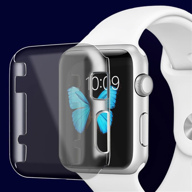

Protective PC Hard Anti-Scratch & Shockproof Shield Cover For Apple Watch Case Series 3 2 1 38mm 42mm iWatch