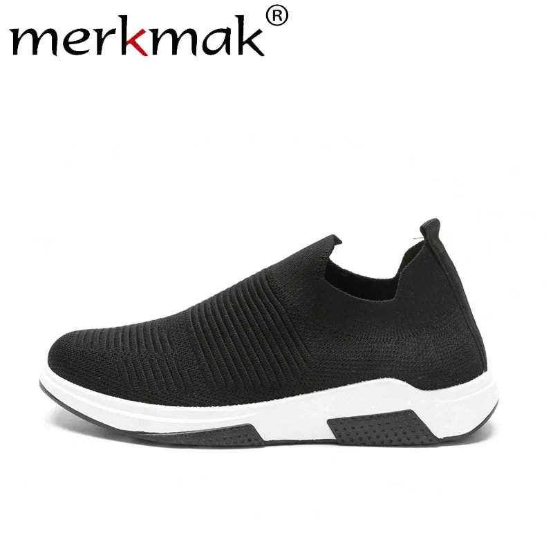 

Merkmak Spring Sneakers Men Shoes Autumn Shallow Weave Casual Solid Breathable Comfortable Sport Men's Shoes Footwear Flats Man
