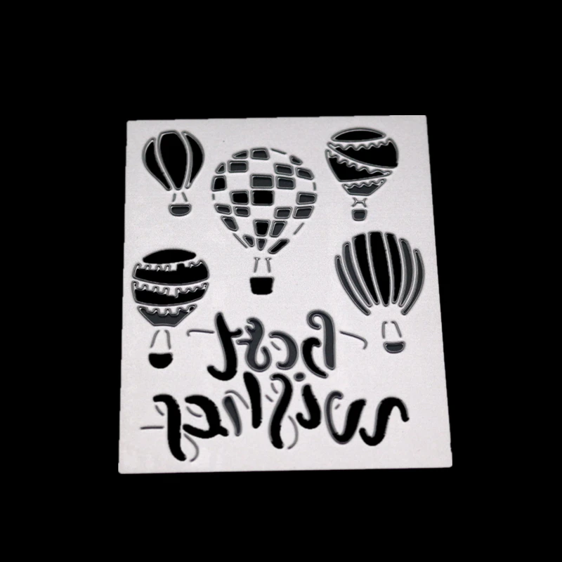  Balloon Die Metal Cutting rectangle frame Stamps Stencil for DIY Scrapbooking Photo Album Embossing - 4000027312750