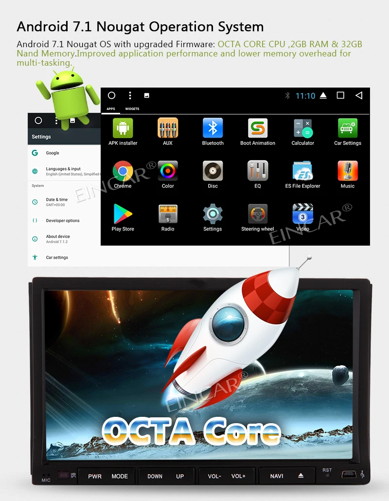 Sale Android 7.1 Car Stereo -2Din Bluetooth Radio Support GPS Navigation, USB SD, 3G/4G, WIFI, 1080P Reverse DVR Camera OBD2 Camera 3 Sale Android 7.1 Car Stereo -2Din Bluetooth Radio Support GPS Navigation, USB SD, 3G/4G, WIFI, 1080P Reverse DVR Camera OBD2 Camera 3