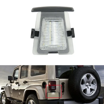 

1pc For 2007-2018 Jeep Wrangler JK White SMD LED License Plate Light Lamp
