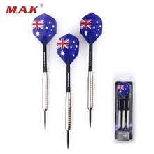 3 шт./компл. 21,6 г 153 мм длина высокое качество жесткие наконечники Дартс с флаг Австралии полеты подходят для взрослых Play