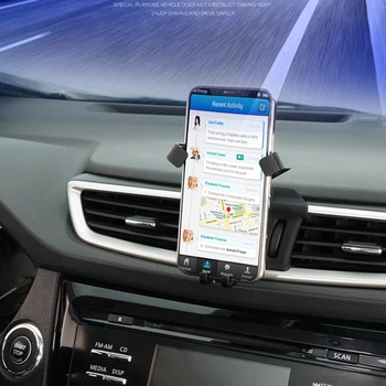 

For Nissan Qashqai 2014 2015 2016 2017 2018 2019 Car Mobile Phone Holder Air conditioning Vent Decoration Mount Stand Clip