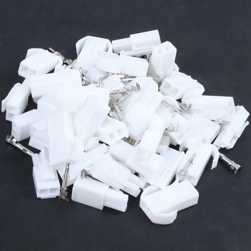 

20 pcs System 4.5 mm White 2-Pin Male Female Cordless Plug
