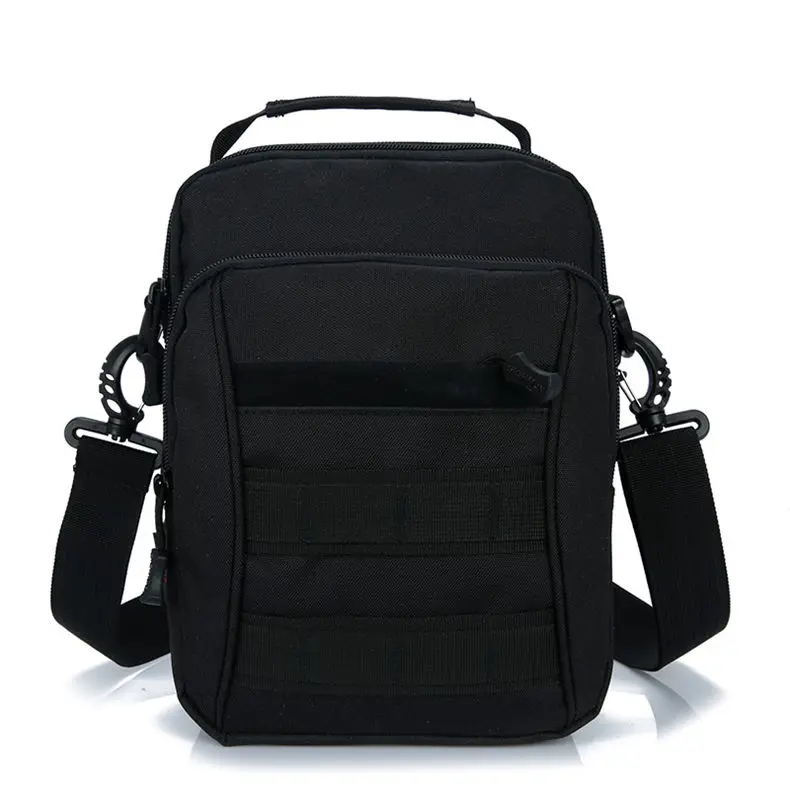 Molle военные сумки через плечо, тактическая сумка на плечо, спортивная водонепроницаемая армейская сумка, походная сумка для отдыха на открытом воздухе, маленькая походная сумка XA770WD - Цвет: Black