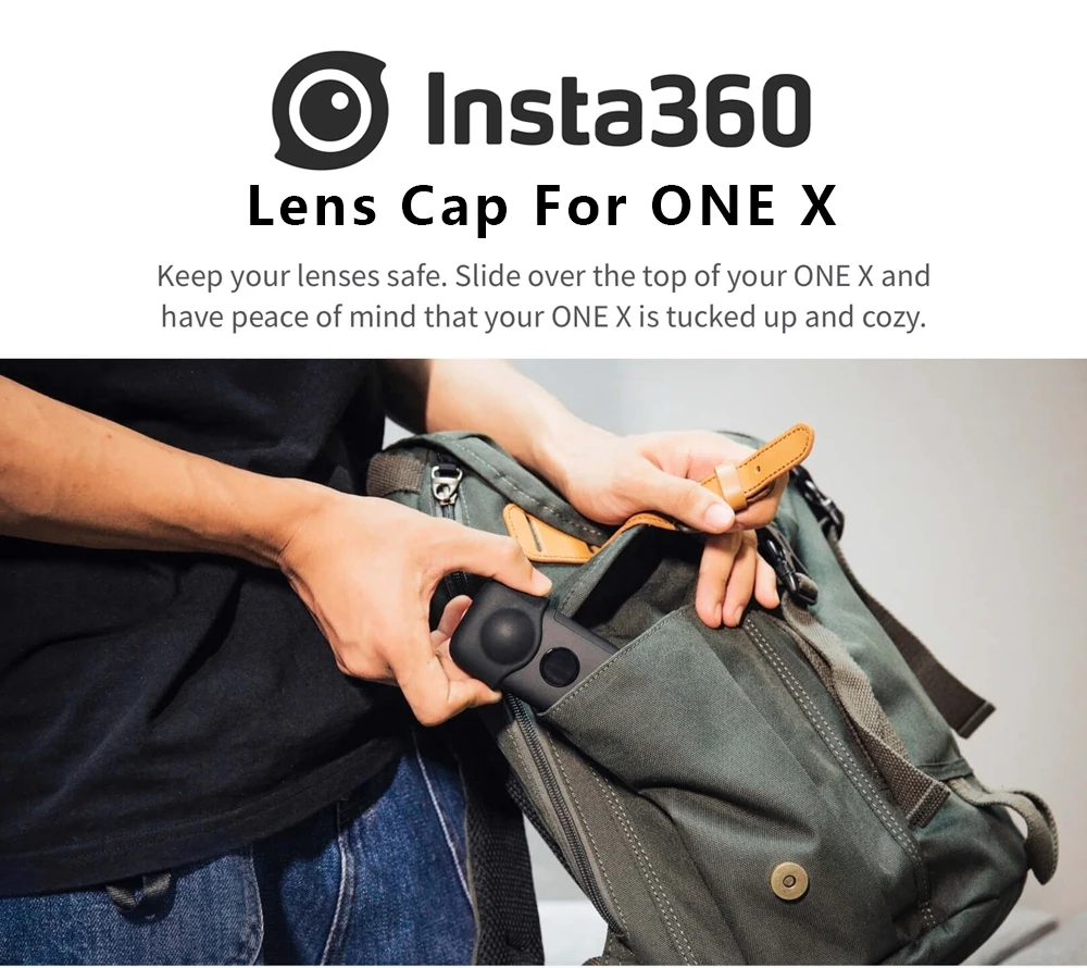 Insta360 One X оригинальная крышка для объектива силиконовый чехол Защитная крышка для камеры Insta 360 One X аксессуары для спортивной экшн-камеры