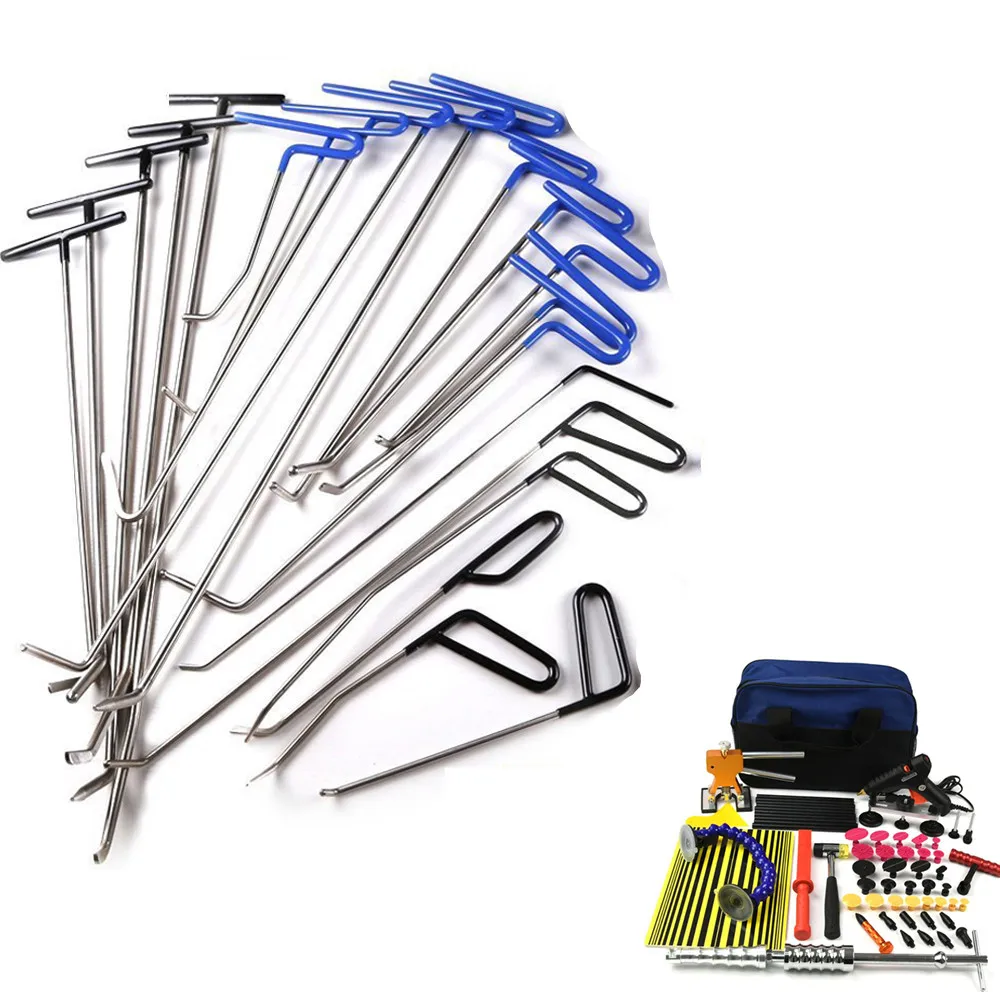 FURUIX Hooks Spring Steel Push Rods Dent Removal Car Dent Repair Car