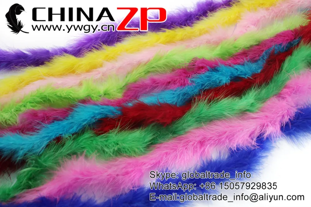 10G Fluffy Marabou Feather Boas-Mix (3)