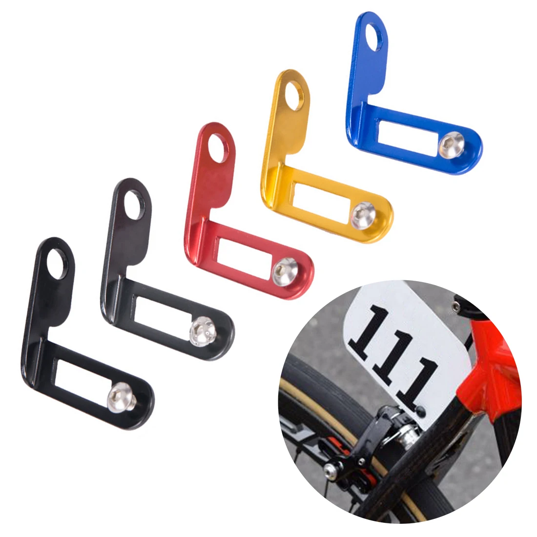 

Hot New Ultralight Bicycle Plate Mount Racing License Number Cycling Race Fixed Holder Bicycle gadgets Bike Number Accessories