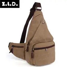 Z.L.D. Новая Холщовая Сумка модная мужская и женская сумка на плечо Наплечная Сумка бренд дизайн грудь короткая дорожная сумка Bolsa
