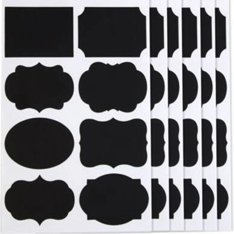 

Writable and Removable Chalkboard Labels Waterproof Self-Adhesive Sticker DIY Labels For Mason Jars Bottles Decoration