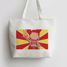 Ханамичи сакураги аниме, хлопают, можно мочить, сюжеты из японского аниме сумка-тоут сумки сумка для покупок с персонажем из мультфильма школьная сумка многоразового использования GA1283