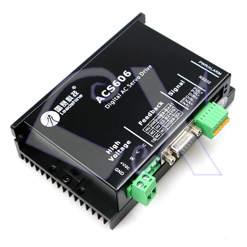 Оригинальный Leadshine 180 Вт DC36V Серводвигатель комплект BLM57180 1000 0.57NM + ACS606 для ЧПУ