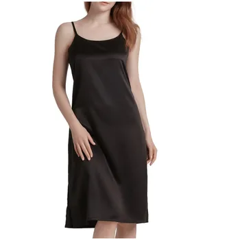 

Women Dress Lingerie Sleeping Skirt With Sling Silk Imitation Underwear Lady sexy sleepwear gecelik nightwear nightgown