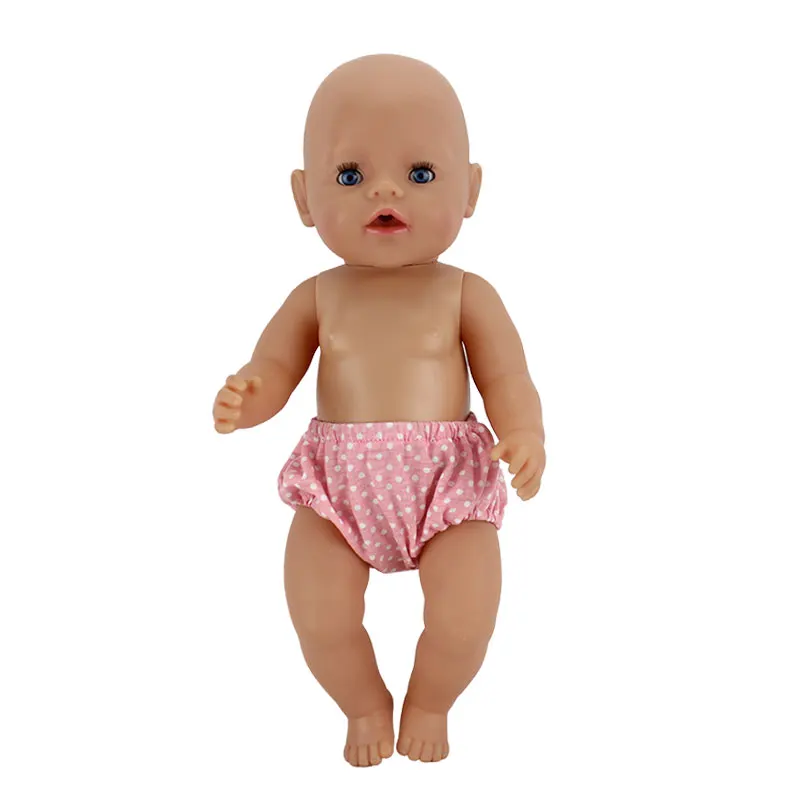 

Leisure Underpants clothes Wear fit for 43cm/17inch Baby Doll, Children best Birthday Gift(only sell clothes)