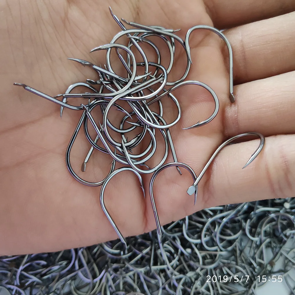 

50pcs/lot High Carbon Fishing Hook Fishing Bait 3#-15# Single Hook Fishing Accessories Supplies