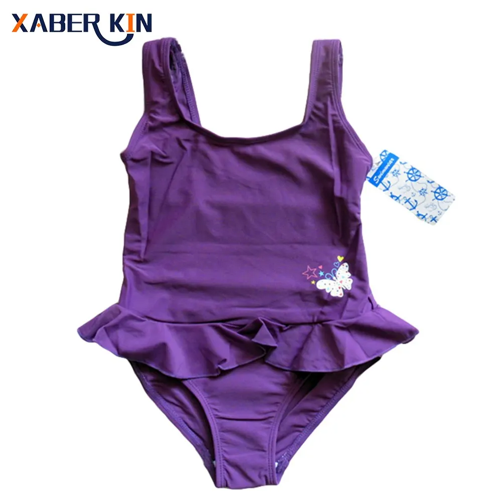 

3~13Y Girls Swimwear One piece Girls swimsuit Strips Style Children swimwear High quality Kids Beach wear-ST186/SW623