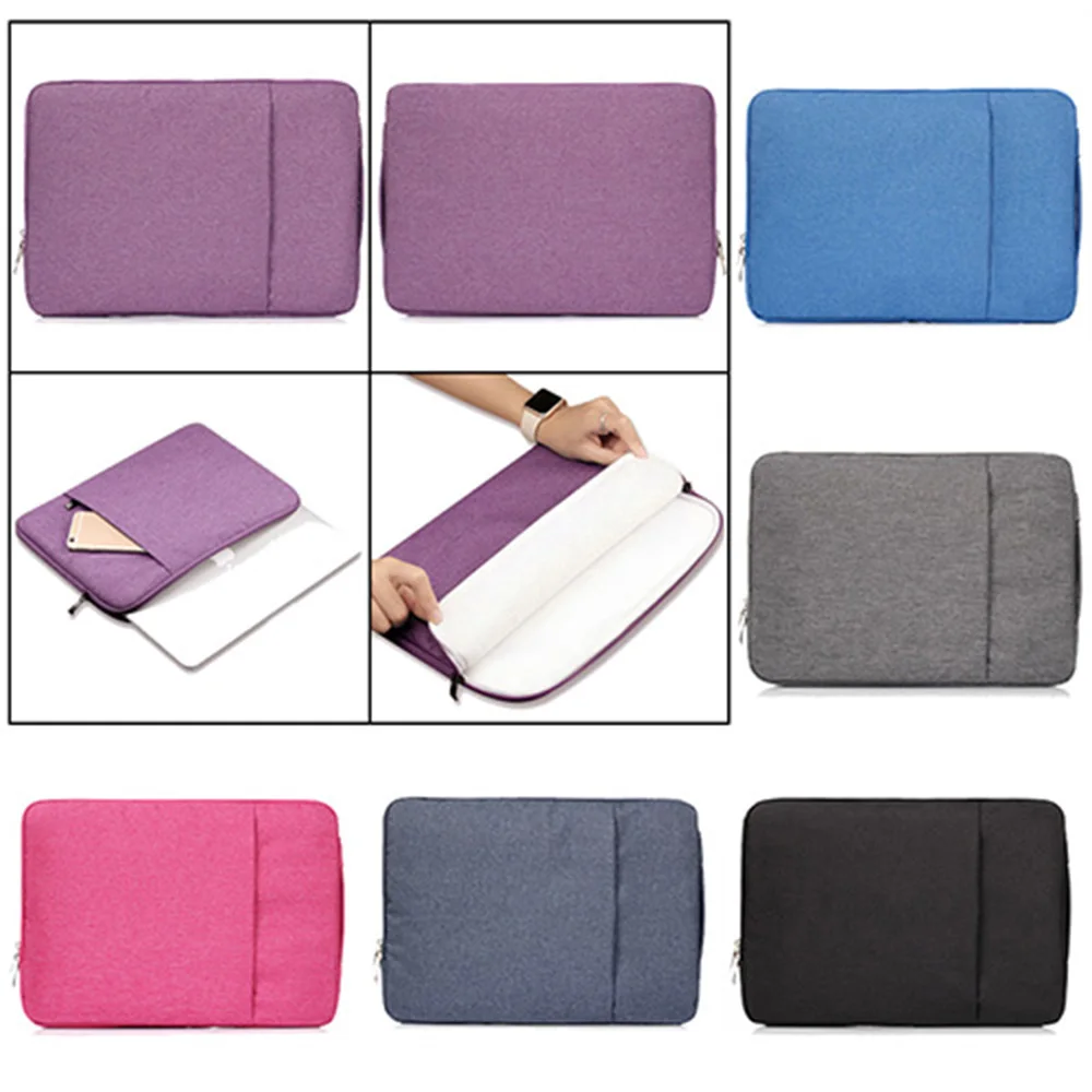 Soft Laptop Carry Bag denim Laptop Liner Sleeve Cover Case For Macbook