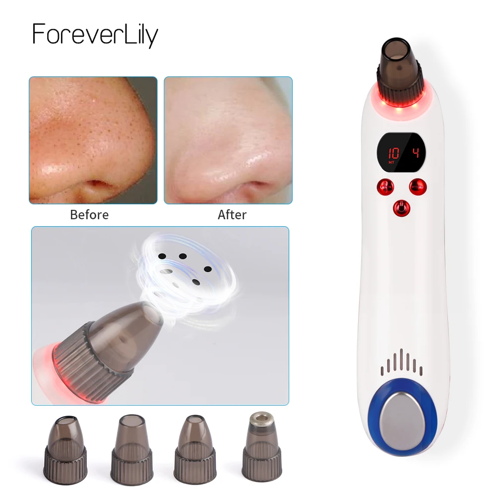 

Professional Blackhead Removal Vacuum Machine Face Deep Pore Acne Pimple Removal Facial Hot Cold Care Beauty Tool Exfoliating