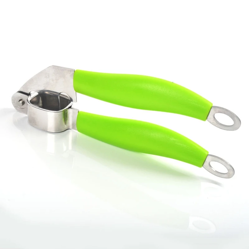 Stainless Steel Kitchen Squeeze Tool Crusher Garlic Presses Fruit