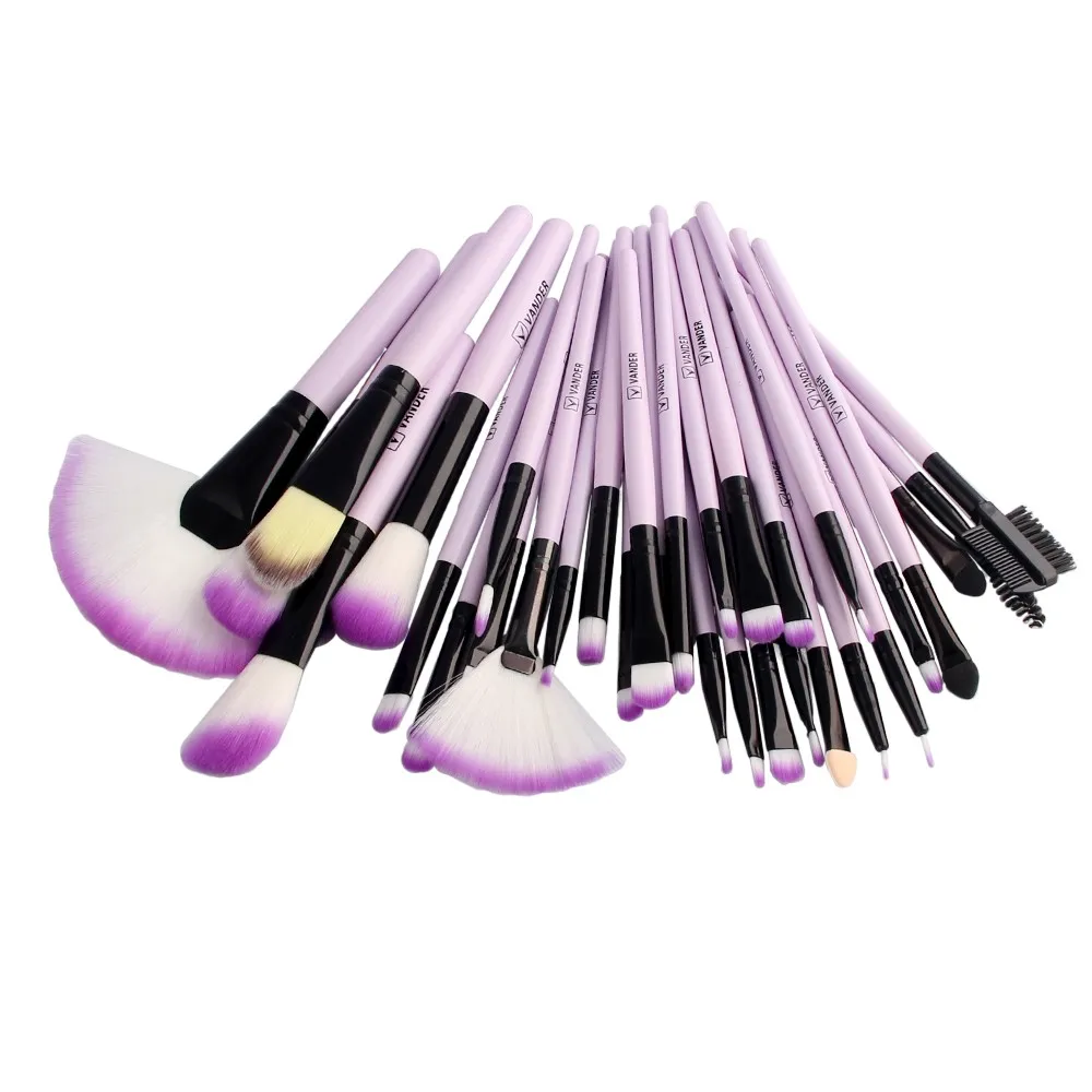 Professional 32 PCS Makeup Brushes Set + PU Leather Case Cosmetic Foundation Eyeshadow Powder Brush Beauty Tools Maquiagem (24)