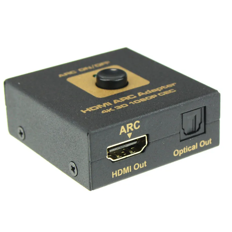 Горячая HDMI ARC адаптер к HDMI и оптический преобразователь аудиосигнала 4k 3D 1080P CEC хорошая