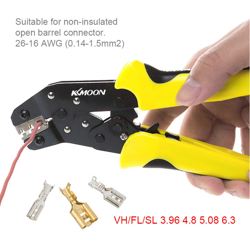 JX-48B Pliers Wire Crimpers Engineering Ratchet Terminal Crimping Pliers JX-48B 3.96 to 6.3mm 26-16AWG Hand Tools