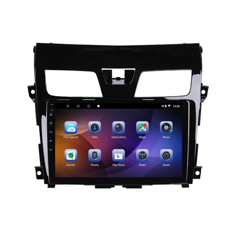 Top 10" 4G RAM 2.5D IPS 8CORE Android 9.1 Car DVD Multimedia Player GPS For Nissan Altima Teana 2013 2014 2015-2017 radio navigation 1
