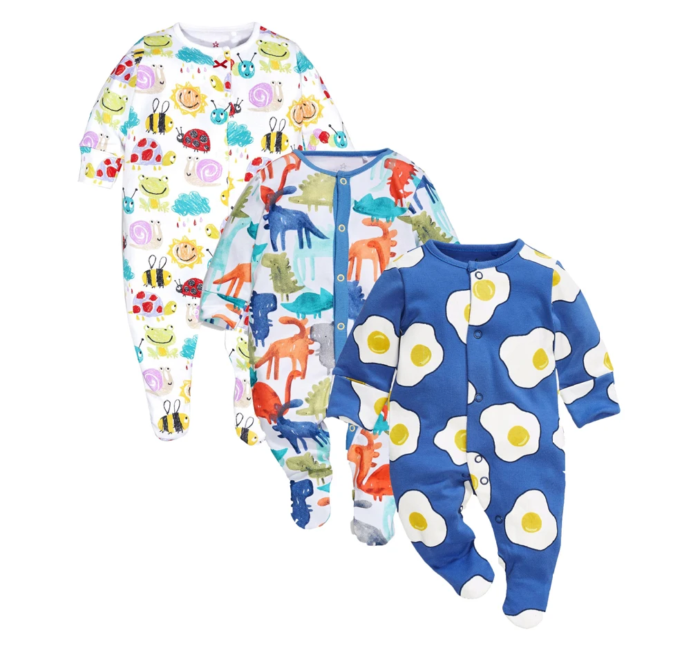 

Newborn Baby Rompers 100% Cotton Long-sleeve Jumpsuits Cartoon Cute Infant Costumes Baby Boy Baby Girl Clothes