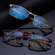 Многофокальные очки мобильные телефоны прогрессивное чтение анти-синий свет радиационной защиты gafas de Lectura okulary