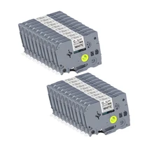 20 шт совместимых для Brother P-touch 12 мм лент этикеток черный на белом ламинированном Tze-S231 черный на белом Tze S231 tze s231