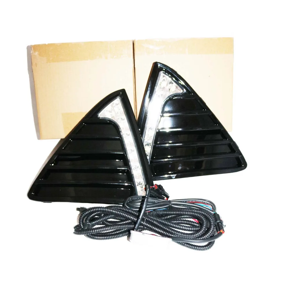 For Ford Focus 3 2012 2013 2014 LED DRL Daytime Running Light Bumper