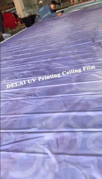 stretch  ceiling film white