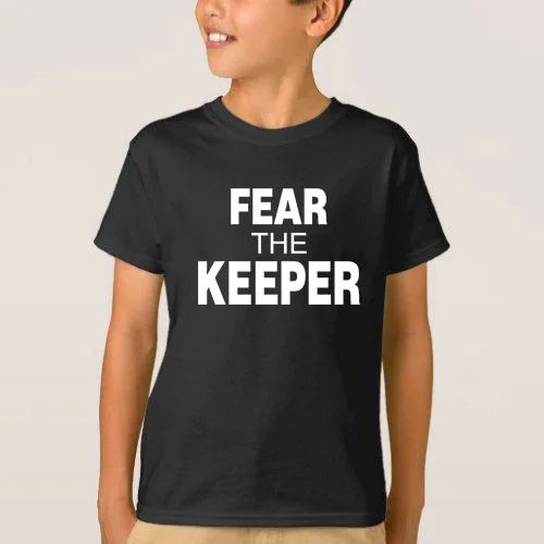 

Fear The Keeper T-Shirt for Boys Girls Children Fashion Top Blouses Summer Soft Tees Toddlers Short Sleeves Clothes Outfits