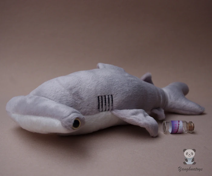

Soft Simulation Hammerhead Shark Doll Toys For Children Birthday Gifts Rare Plush Toy High Quality