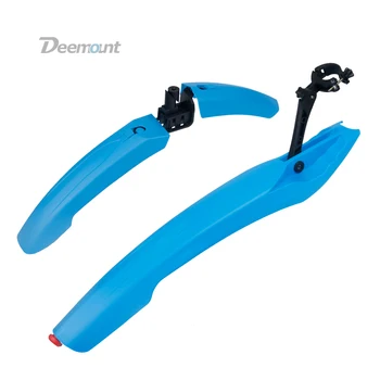 

Deemount 1 Pair Bicycle Mudguard With LED Taillight MTB Mountain 24 26 27.5 inch Bike Mud Wings Front/Rear Wheel Fender