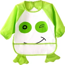 9 Цвета милый детский мультяшный комбинезон с длинными рукавами и принтом, детский комбинезон, Водонепроницаемый фартук Костюмы подходит для От 1 до 3 лет S2