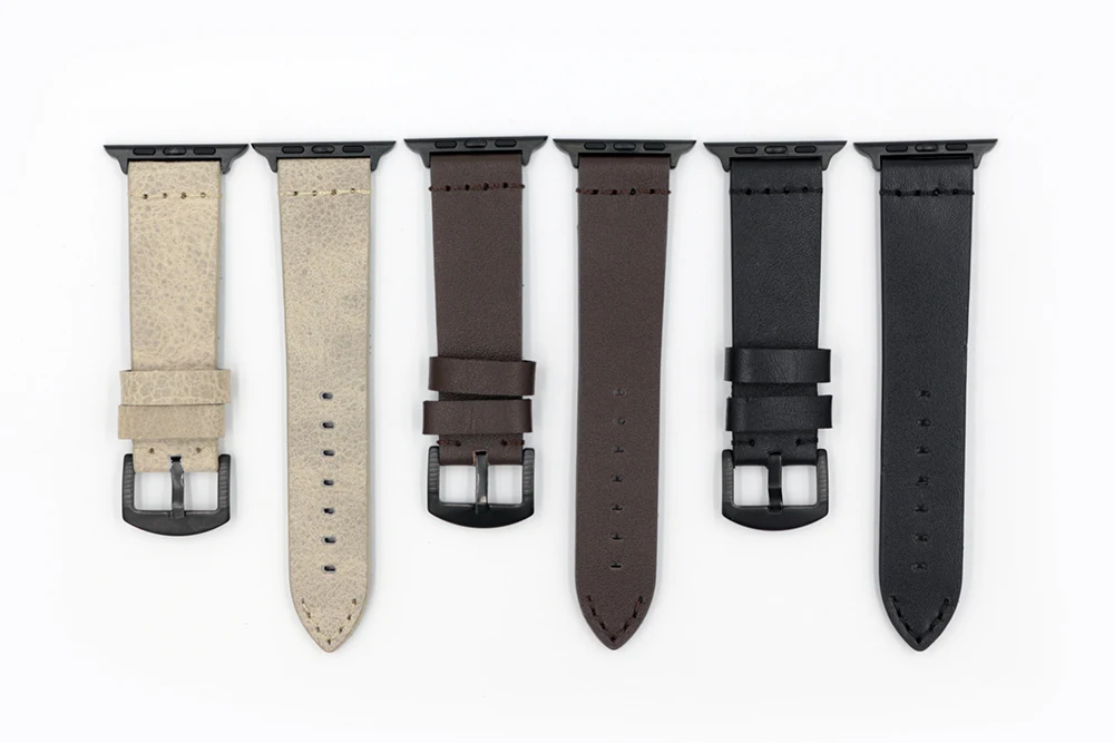 Ремешок URVOI для apple watch series 5 4 3 из мягкой телячьей кожи iwatch удобный классический