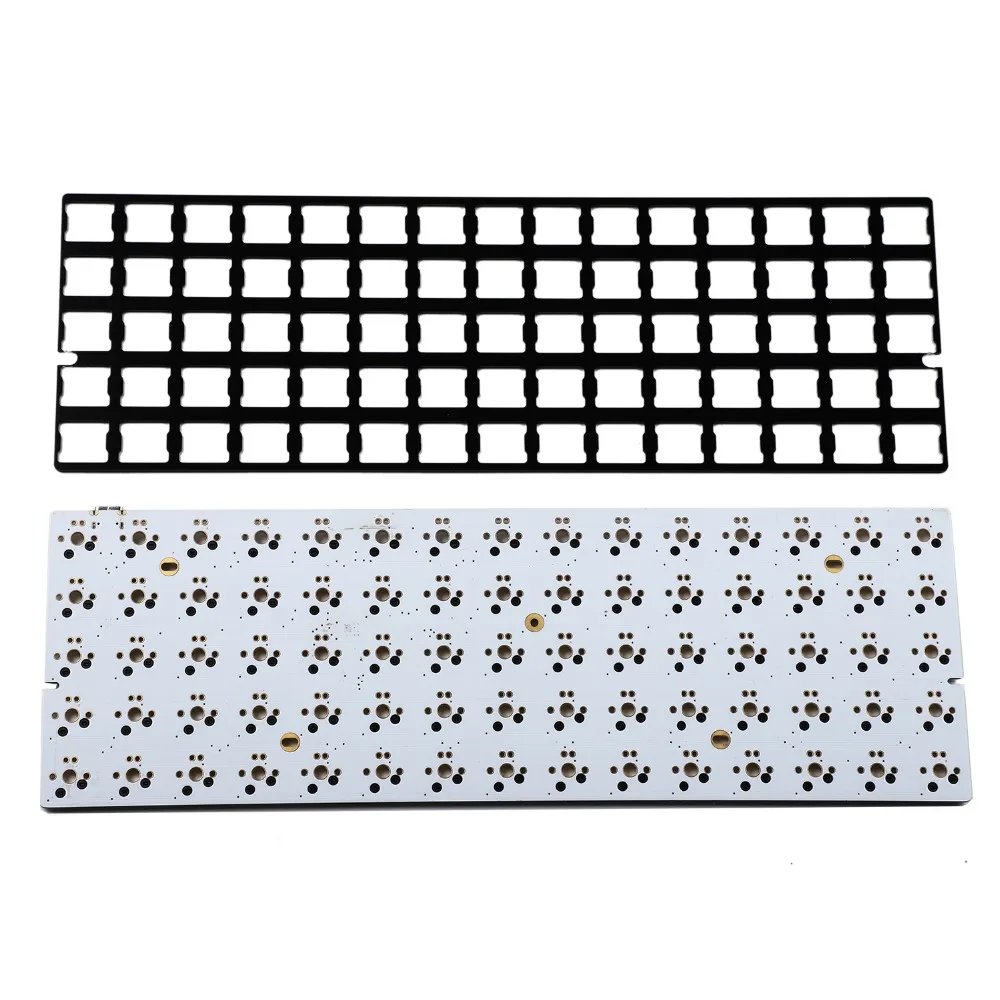 Idobo 75 клавиш Ortholinear макет QMK анодированный алюминий чехол пластина горячей замены